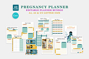 Pregnancy Planner Bundle Pack, a Stationery Template by MNT-Creator (Thumbnail 1 of 6)