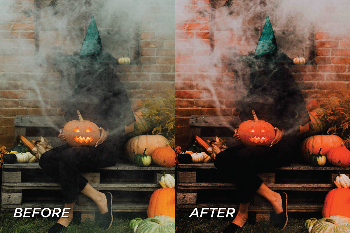 15 Spooky Season Lightroom Presets, a Preset Add-On by TheWayfarerShoppe (Photo 8 of 9)