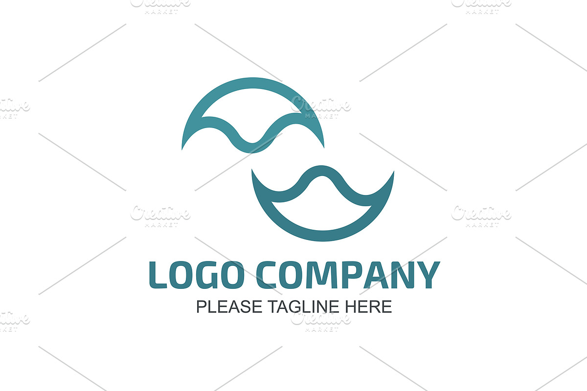 20 Logo Connecting Templates Bundle, a Branding & Logo Template by Friendesigns (Photo 10 of 21)