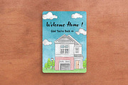 Home Sweet Home Watercolor Mini Set, an Illustration by An Design (Thumbnail 5 of 7)