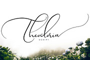 Theodoria Script Font, a Script Font by Creativeqube Design (Thumbnail 1 of 16)