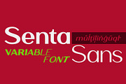 SentaSans Variable, a Sans Serif Font by Sentavio (Thumbnail 1 of 8)