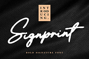Signprint Bold Handlettering Font, a Handwritten Font by PutraCetol Studio (Thumbnail 1 of 5)