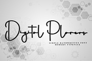 Digital Planers, a Handwritten Font by InermediaSTUDIO (Thumbnail 1 of 8)