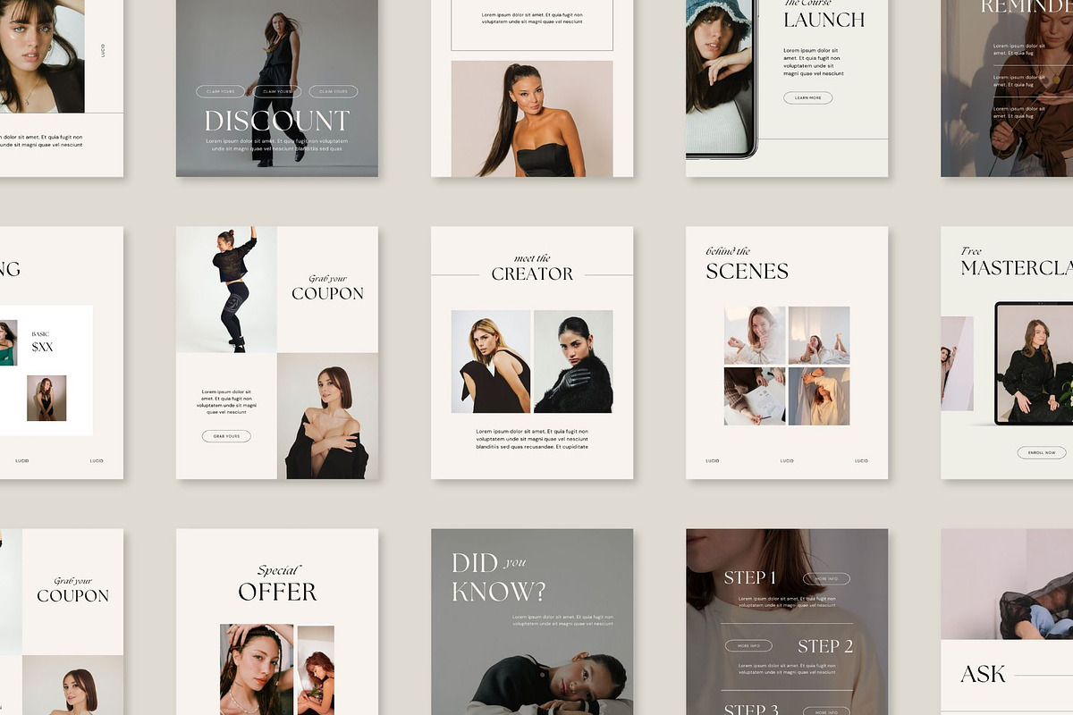LUCID Coach Instagram Templates, a Social Media Template by BoldNStudio (Photo 6 of 9)
