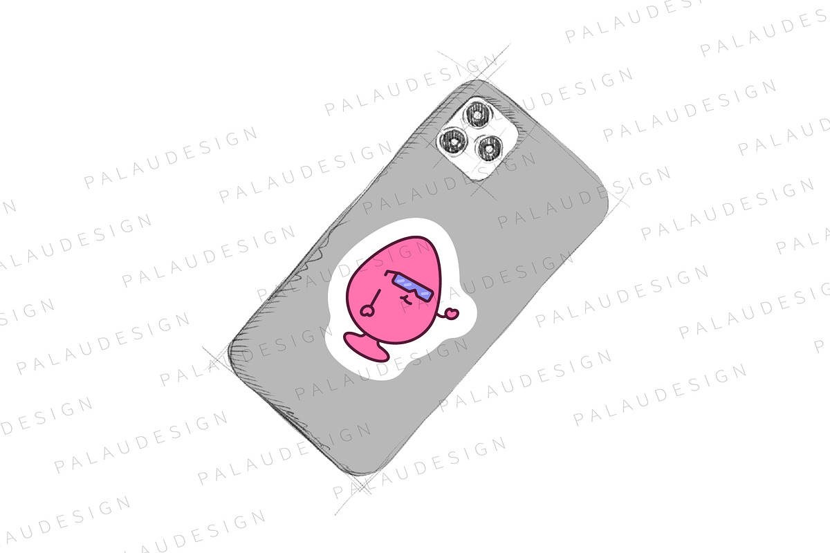 Cute Kawaii Butt Plugs Characters, an Object Illustration by Palau (Photo 3 of 12)