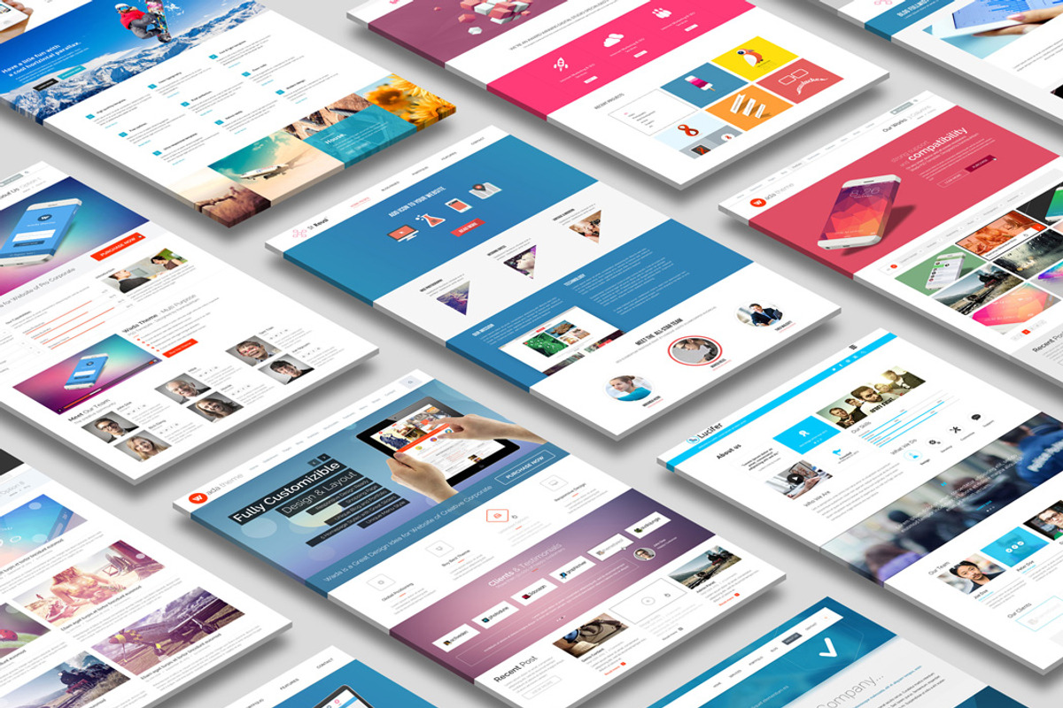 Perspective Website Mock-Up, a Device Mockup by Graphicsworld125 (Photo 2 of 5)