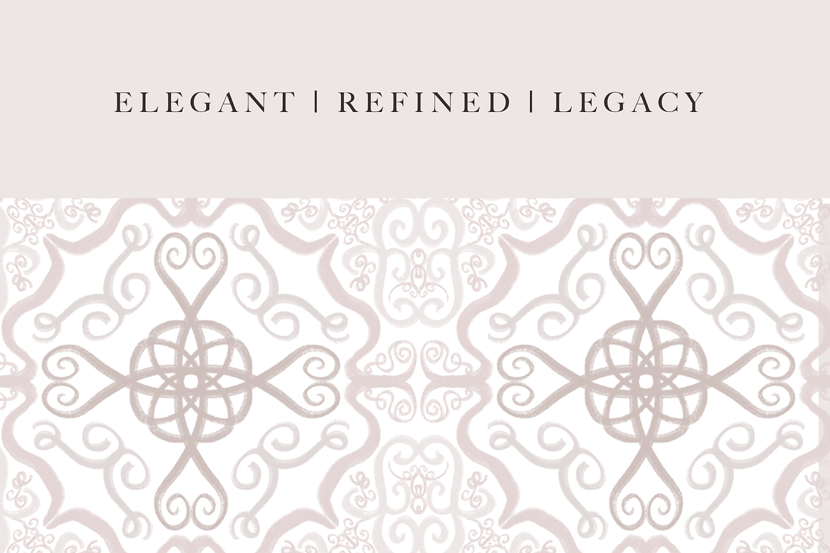 Swirl Chic Seamless Pattern Kit, a Pattern Graphic by TheLegacyBrandingCo (Photo 4 of 5)