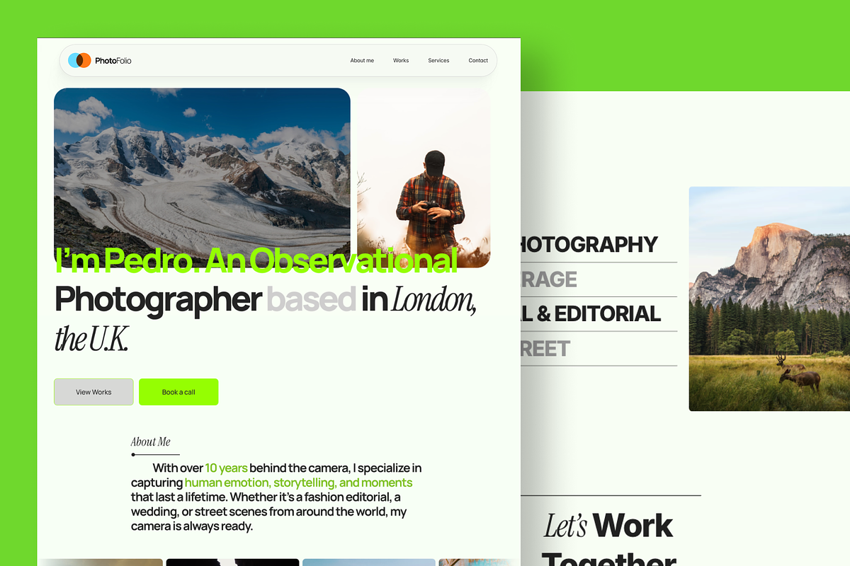 PhotoFolio Framer Template, a Templates & Theme by BeadyLab (Photo 1 of 4)