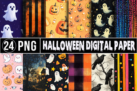 Halloween Digital Papers