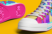 Sneakers Shoes Mockup - 9 views, a Packaging Mockup by Illusiongraphic (Thumbnail 24 of 28)