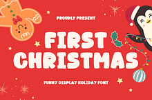 Christmas Font - First Christmas
