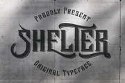 Shelter Vintage Label Font, a Serif Font by JumboDesign (Thumbnail 1 of 6)