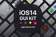 iOS14 GUI KIT, an UI Kit Template by Ui Markets (Thumbnail 1 of 5)