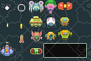 32x32 Arcade Shoot Them Up Gamepack, a Graphic by Fassous game assets (Thumbnail 2 of 4)