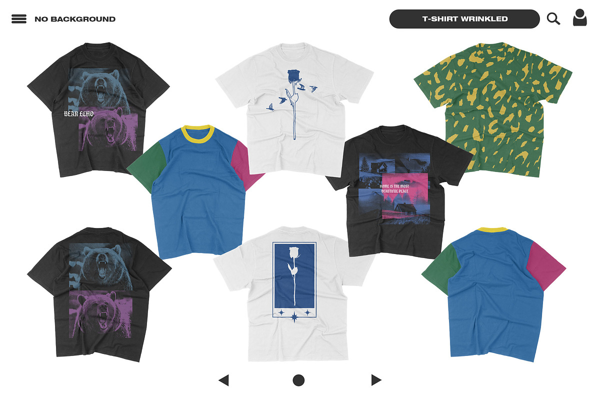 T-shirt Wrinkled Mockup, a Shirt Mockup by DaldSgh (Photo 2 of 11)