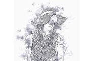 Pencil Sketch Art Photoshop Action, an Action Add-On by Studio Retouch (Thumbnail 7 of 13)