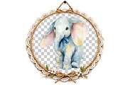 Watercolor Safari Animals Clipart, an Illustration by DreamArtGraphic (Thumbnail 8 of 8)