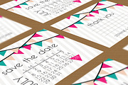 Party Flags Wedding Suite, an Invitation Template by Elegrad Design Agency (Thumbnail 4 of 11)