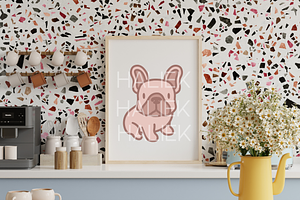 French Bulldog Procreate Stamp Brush