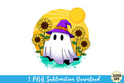Ghost Png, Cute ghost Png, Ghost png, an Illustration by Watercolor design (Thumbnail 1 of 3)