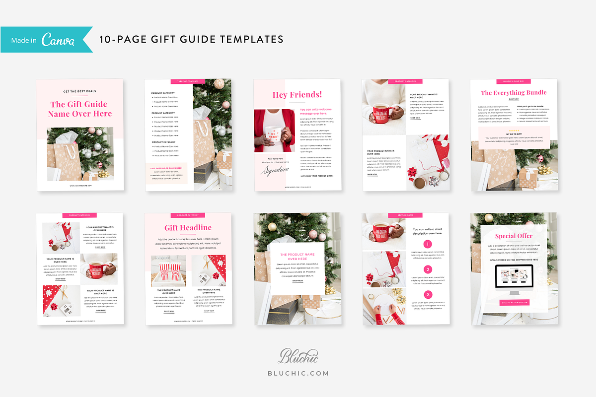 Ultimate Canva Lead Magnet Templates, a Magazine Template by Bluchic (Photo 4 of 6)