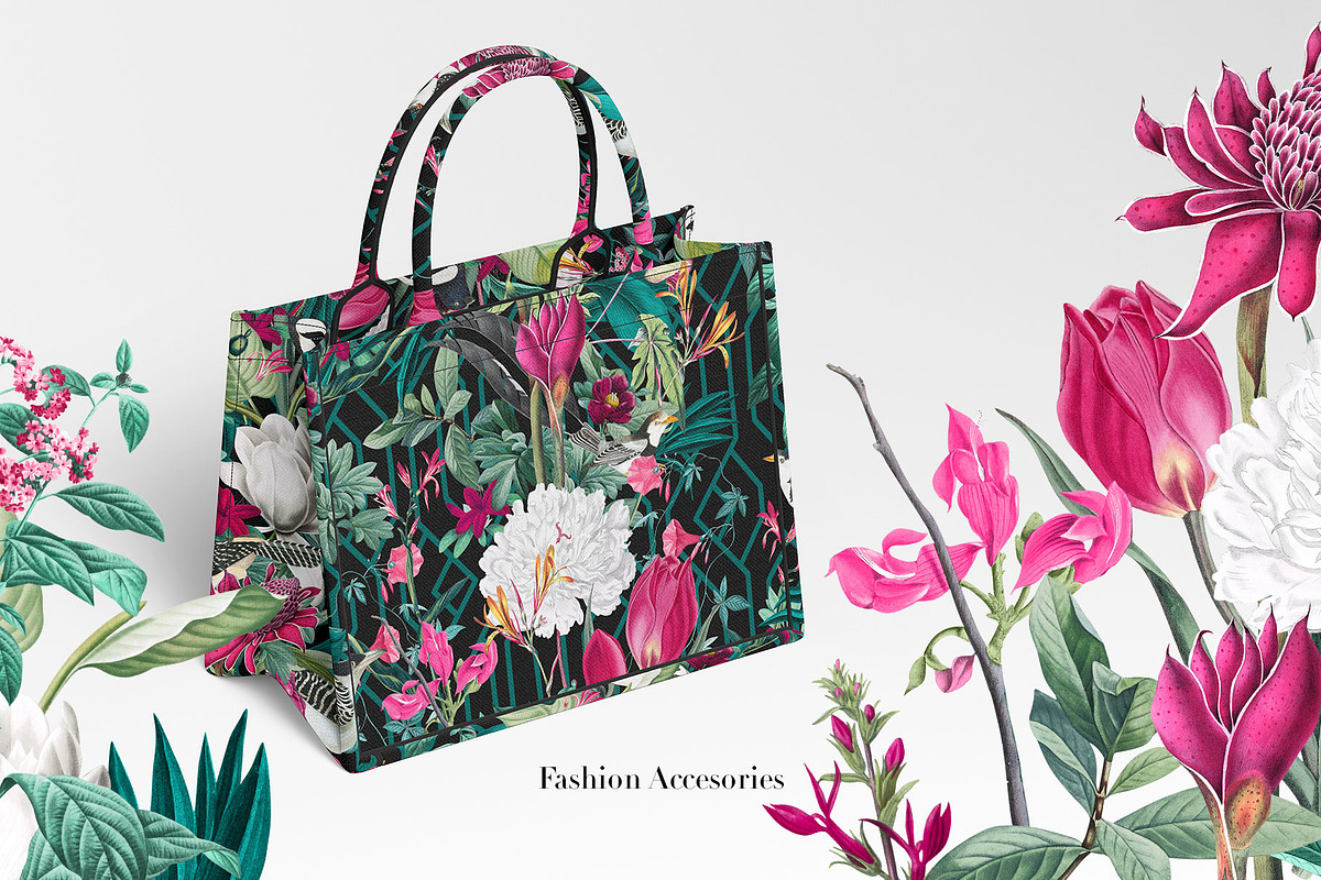 Tropical Glam, Luxury Tropical Print, a Pattern Graphic by TSTUDIO (Photo 9 of 12)