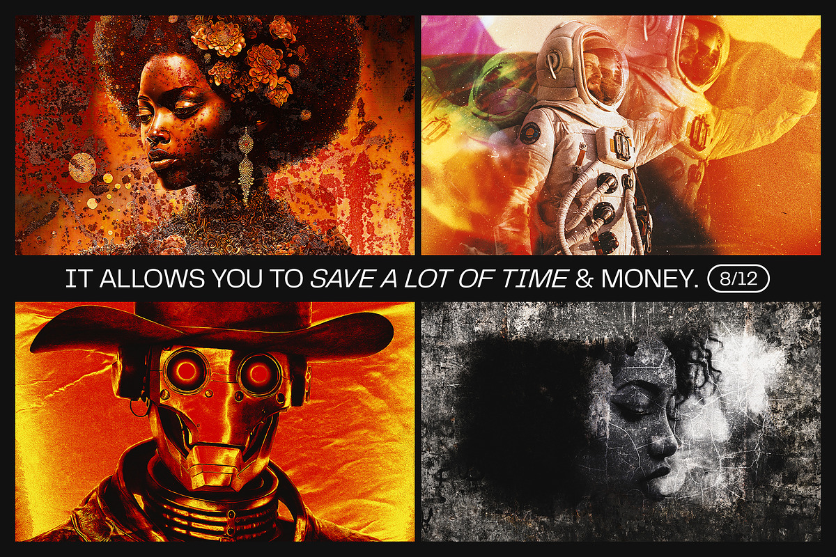 12 Photo Effect Templates, a Brushes & More by iDoodle Studio (Photo 5 of 6)