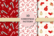 Christmas Seamless Patterns #6, a Pattern Graphic by wind mill (Thumbnail 1 of 4)