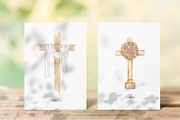 Watercolor Cross Collection, a Decorative Illustration by MayaNavits (Thumbnail 2 of 7)