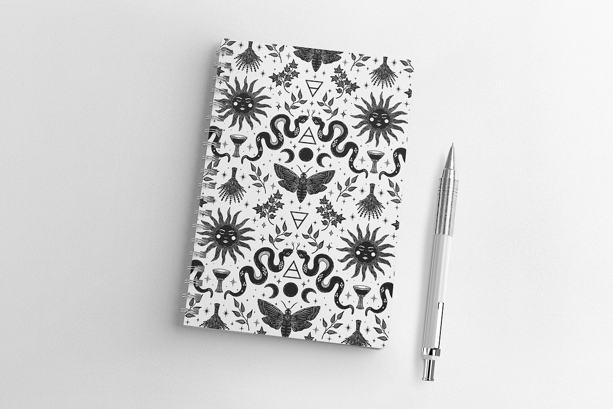 Magical seamless pattern., a Pattern Graphic by ARTVracovska (Photo 7 of 9)