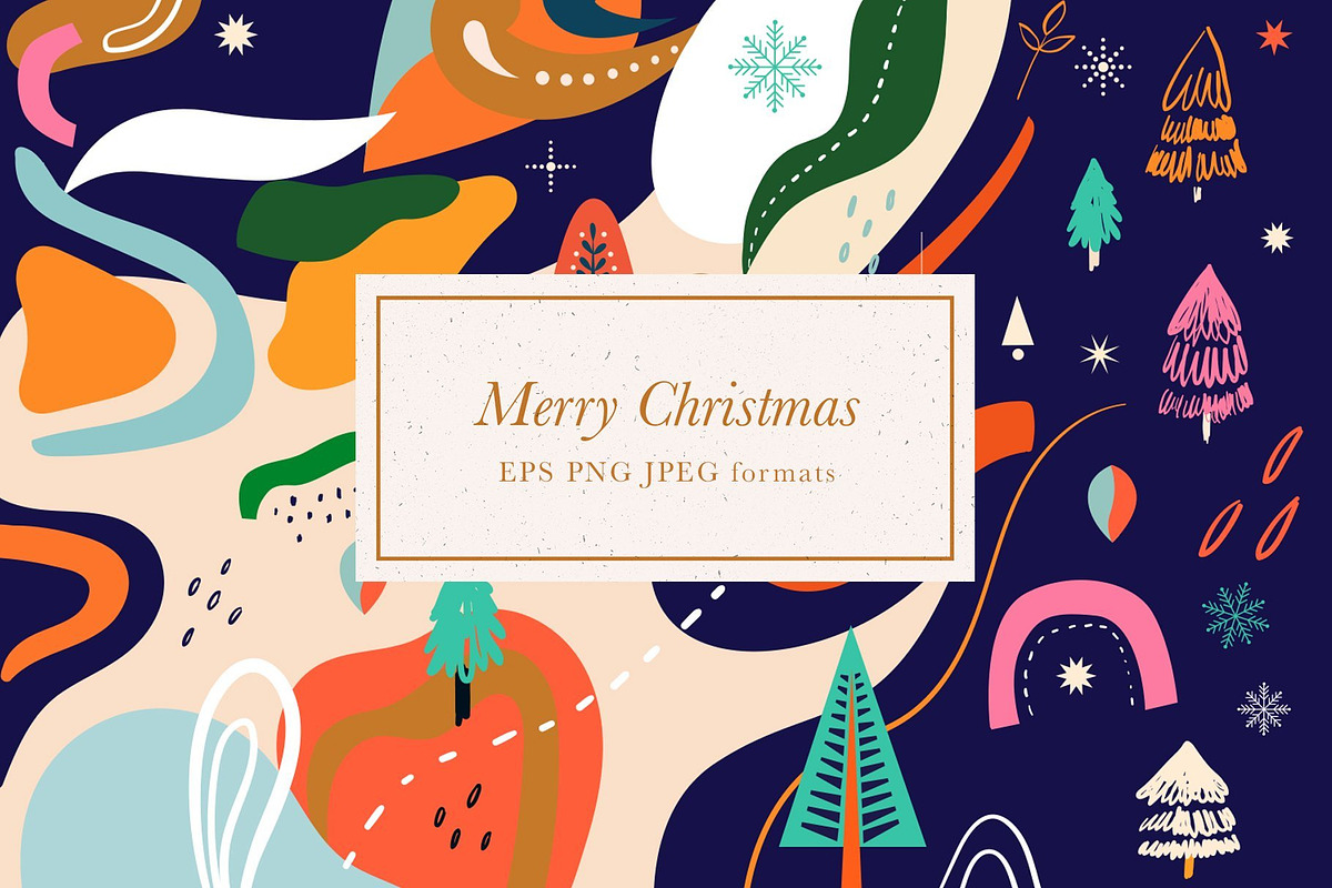 BEST CHRISTMAS BUNDLE 16 PRODUCTS, an Animal Illustration by MoleskoStudio (Photo 31 of 56)