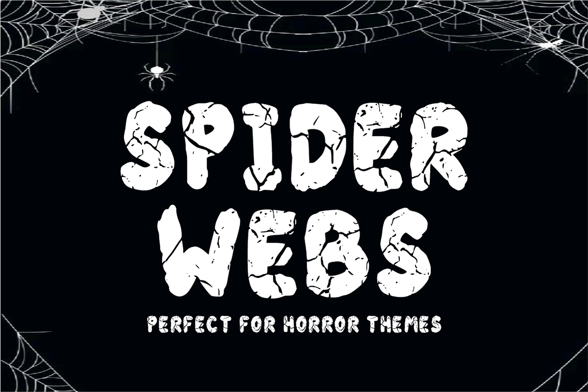 Halloween Crack - Spooky Horror Font, a Sans Serif Font by Sahira Studio (Photo 2 of 4)
