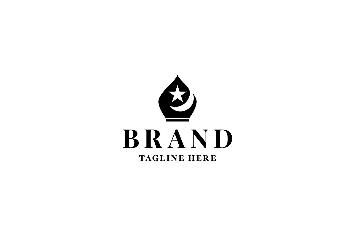 islamic symbol logo, a Branding & Logo Template by ZHR Creative