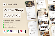 Coffie - Coffee Shop App UI Kit, an UI Kit Template by Nait Creative (Thumbnail 1 of 7)