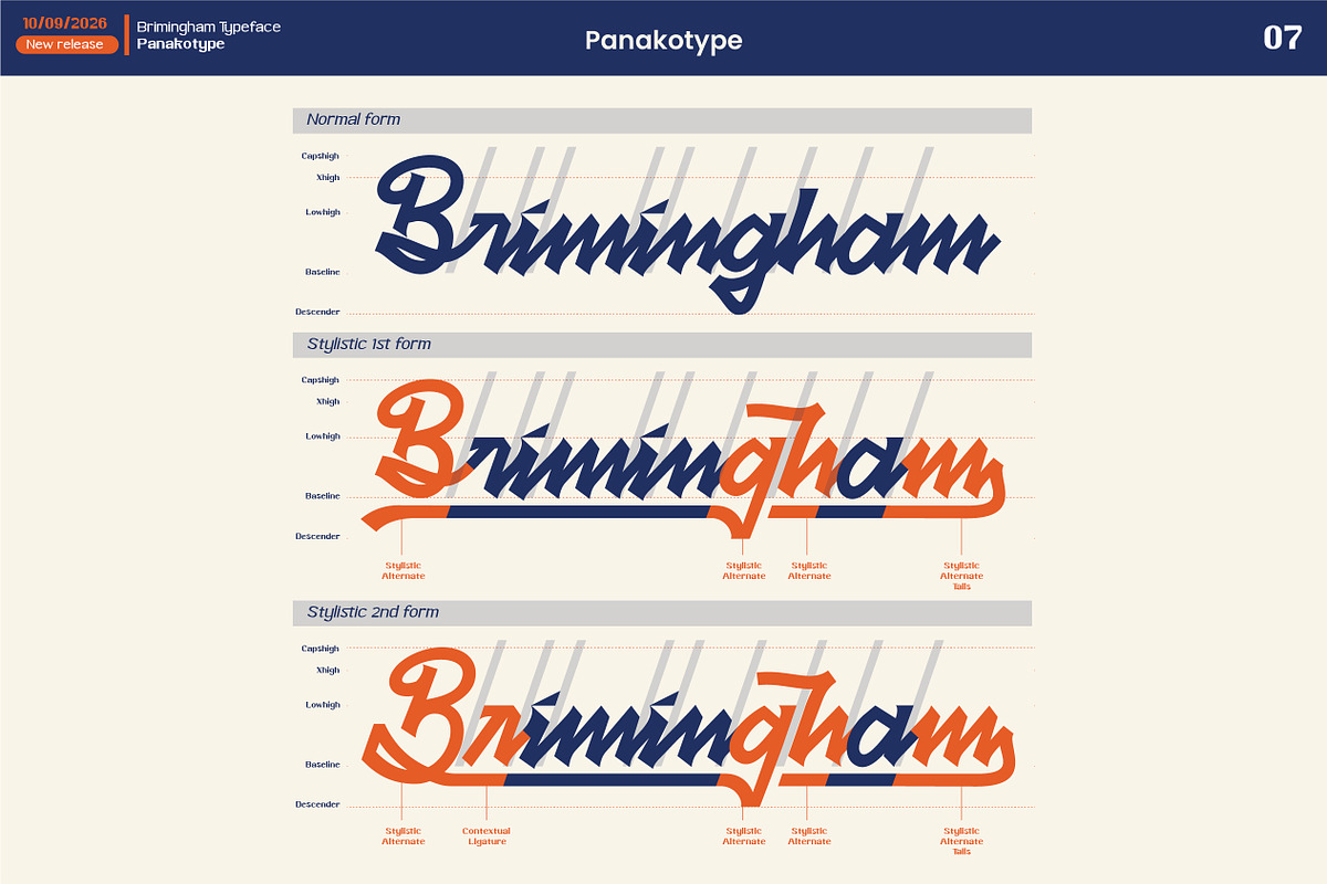Bassball & Varsity fonts, a Script Font by panakota studio (Photo 14 of 18)
