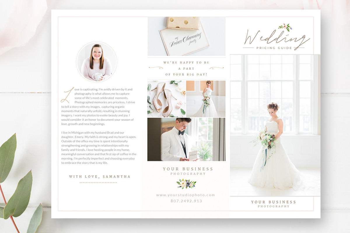 Photography Trifold Brochure, a Brochure Template by By Stephanie Design (Photo 2 of 3)