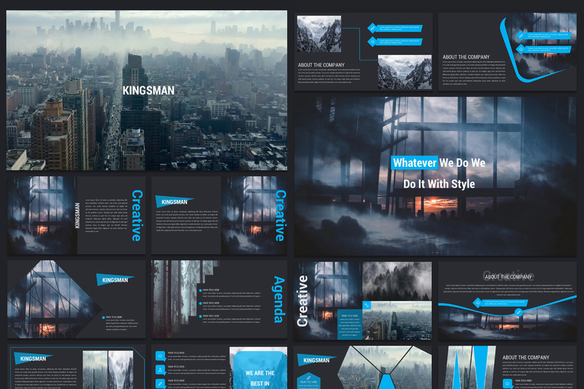 Kingsman Keynote Template, a Presentation Template by Creative Slides (Photo 2 of 6)