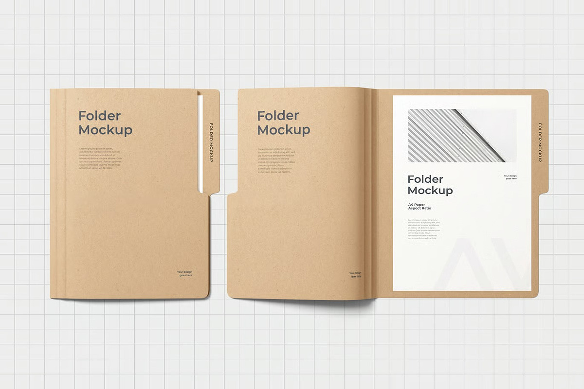 Paper Folder Mockup, an Advertising Mockup by zpackcreative (Photo 3 of 5)