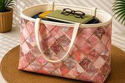 Rose Gold Glitter and Metallic, a Pattern Graphic by Canvas Craft (Thumbnail 4 of 9)