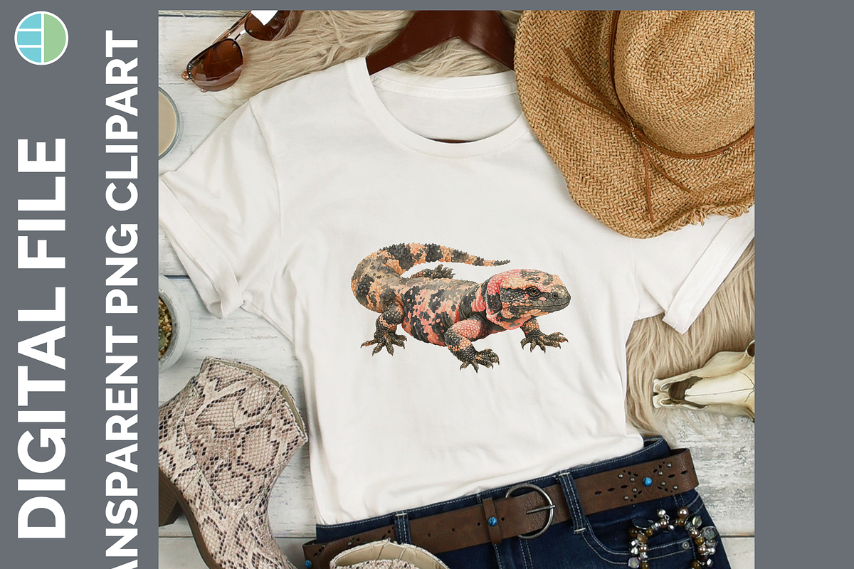 Lizard Illustration Bundle, 21 PNG, an Animal Illustration by Enliven Designs (Photo 5 of 9)