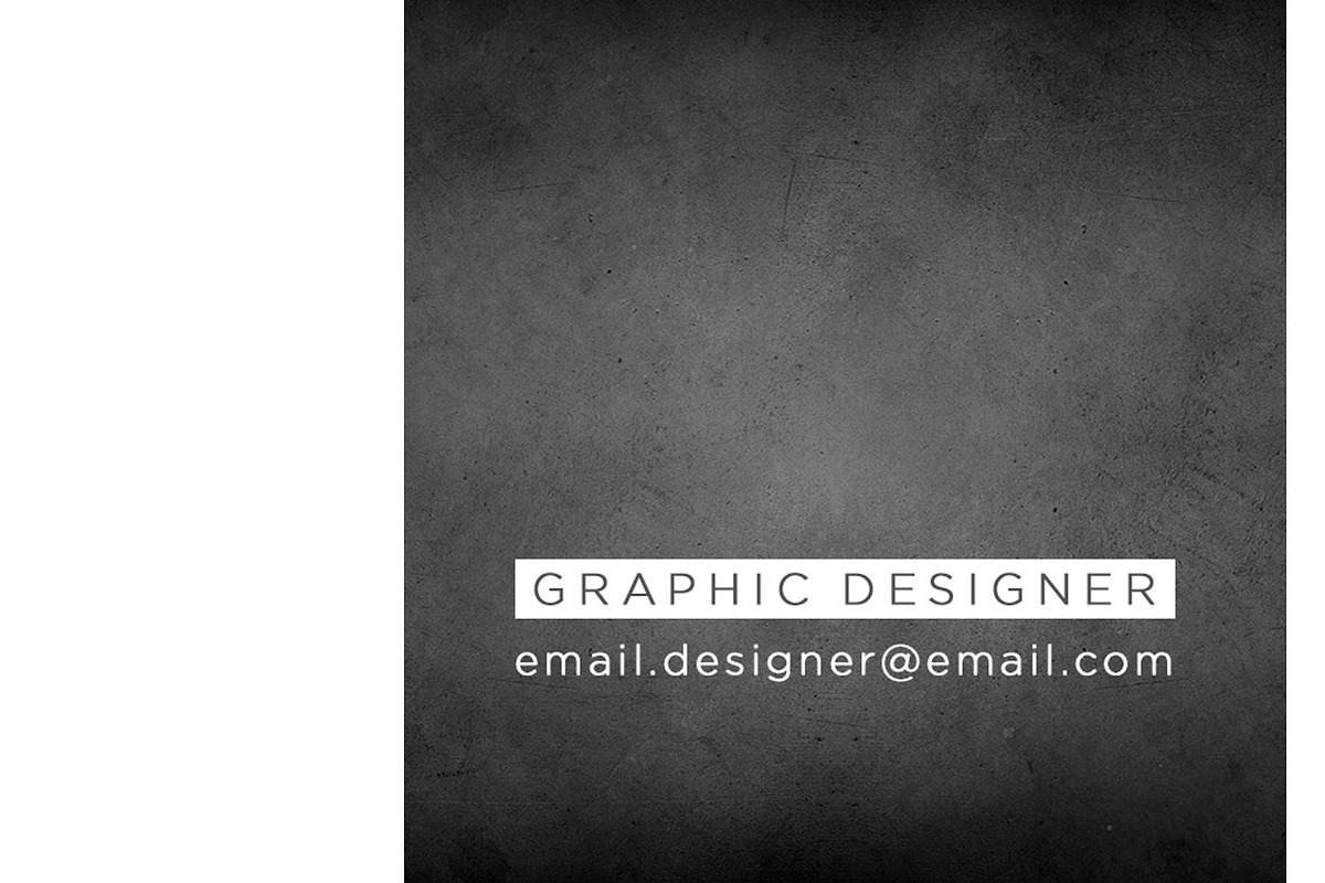 Graphic Design Business Card Ad, a Branding & Logo Template by Cover Album Template