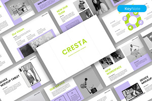 Cresta – Business Keynote Template, a Presentation Template by kreatifreya