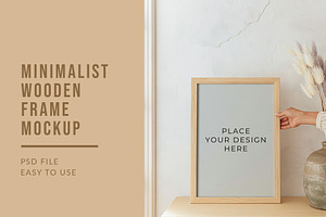 Minimalist Vertical Frame Mockup