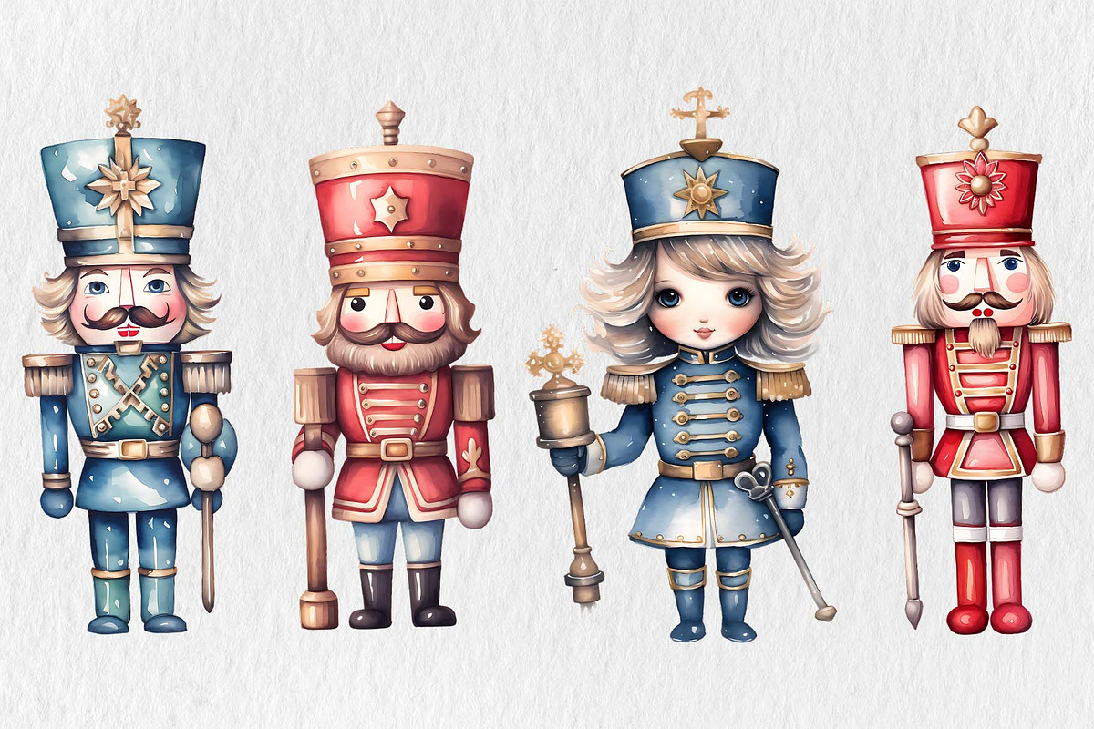 Christmas Nutcracker PNG Clipart, an Illustration by Moon Studio (Photo 5 of 13)