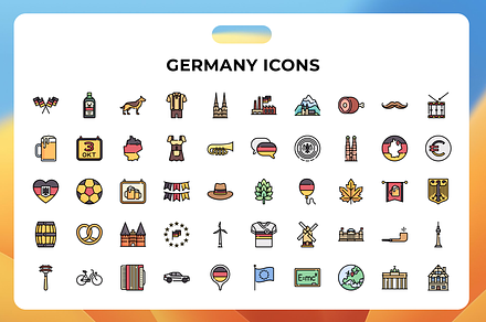 Germany Icons, an Icon by Wencory