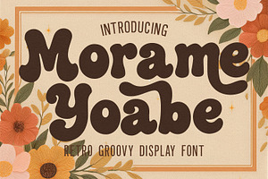 Morame Yoabe Retro Groovy Display