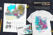 Urban Sketch PS Action, an Action Add-On by IndWorks Design (Thumbnail 6 of 9)