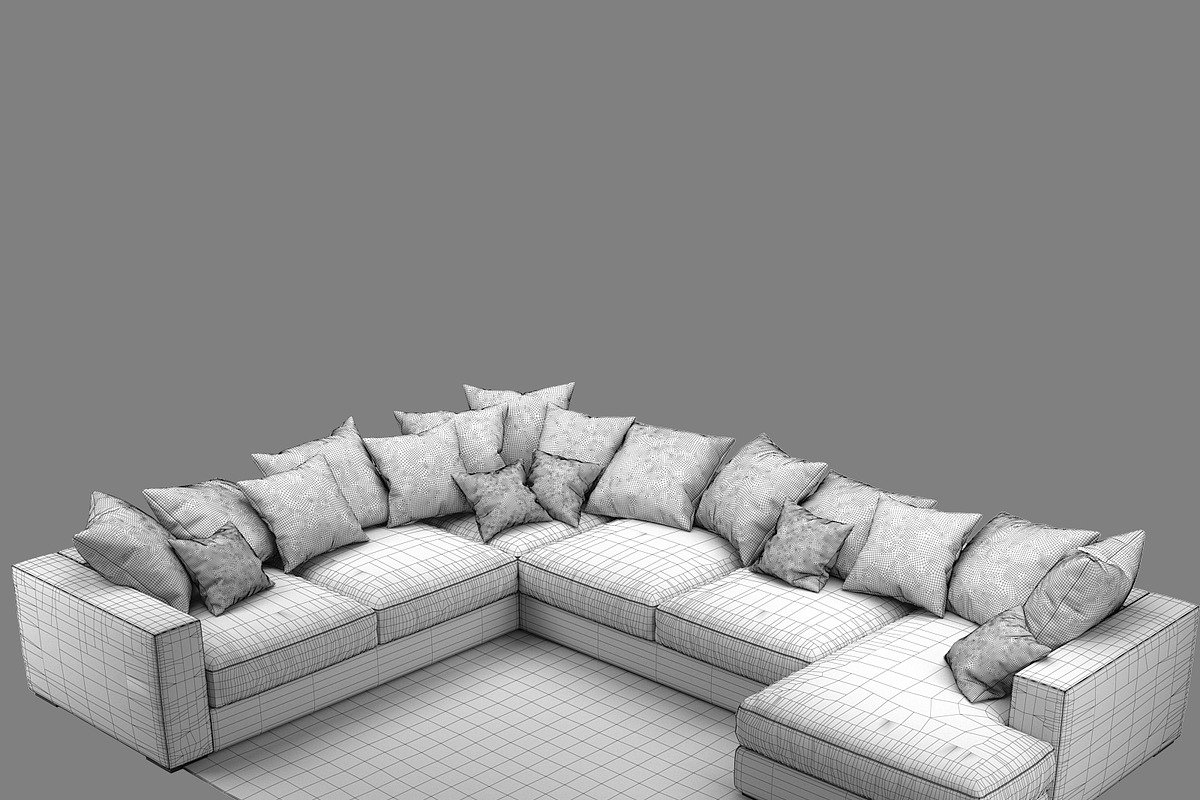 sofa BoConcept Cenova IN52, a Furniture 3D Model by Alartimodels (Photo 8 of 9)