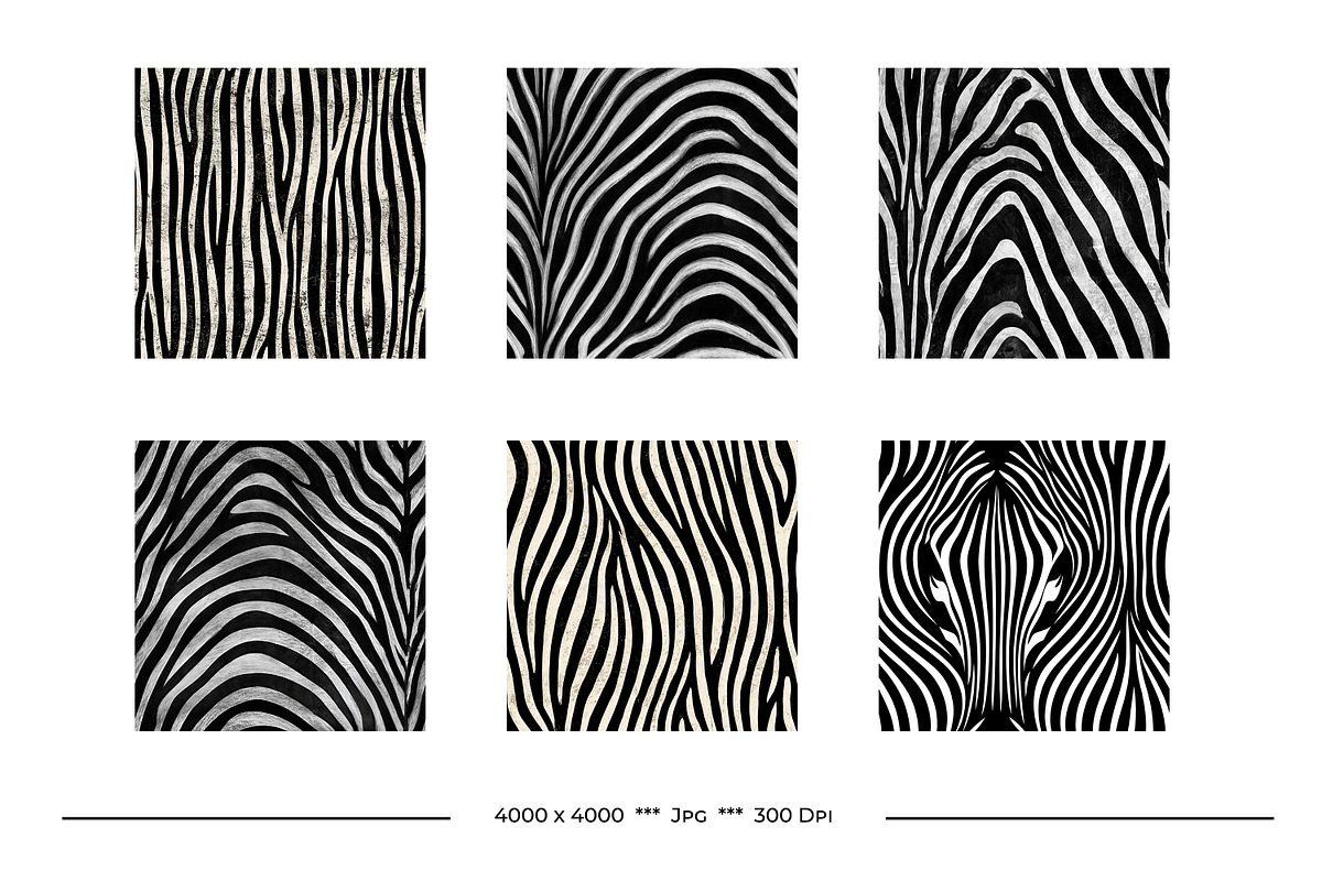 Zebra Skin Animal Print Patterns, a Pattern Graphic by karenfoleyphoto (Photo 4 of 6)